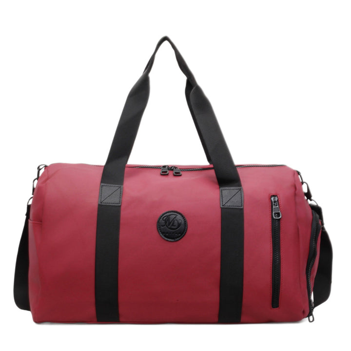 Sporty travel bag with reinforced zipper and side pocket Stornfield
