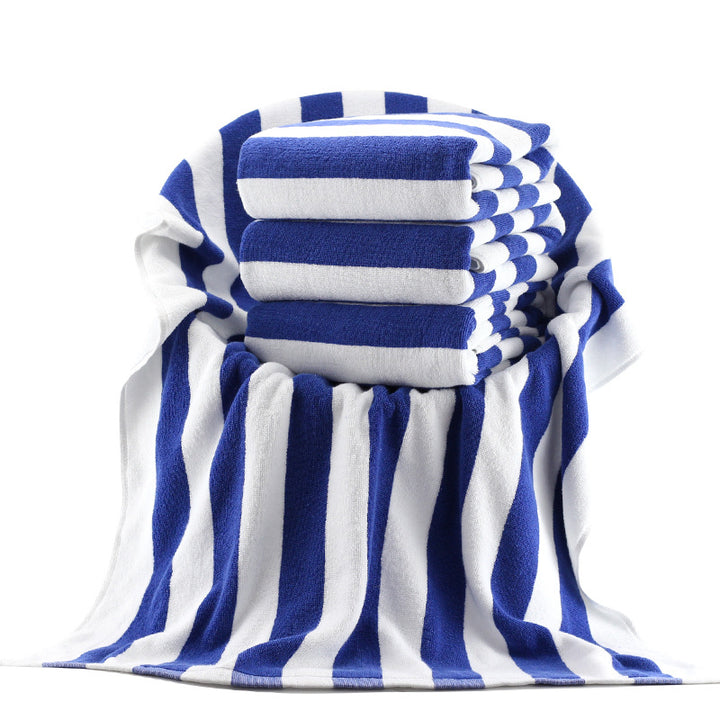 Premium Bath Towel With Elegant Stripe Pattern Stornfield