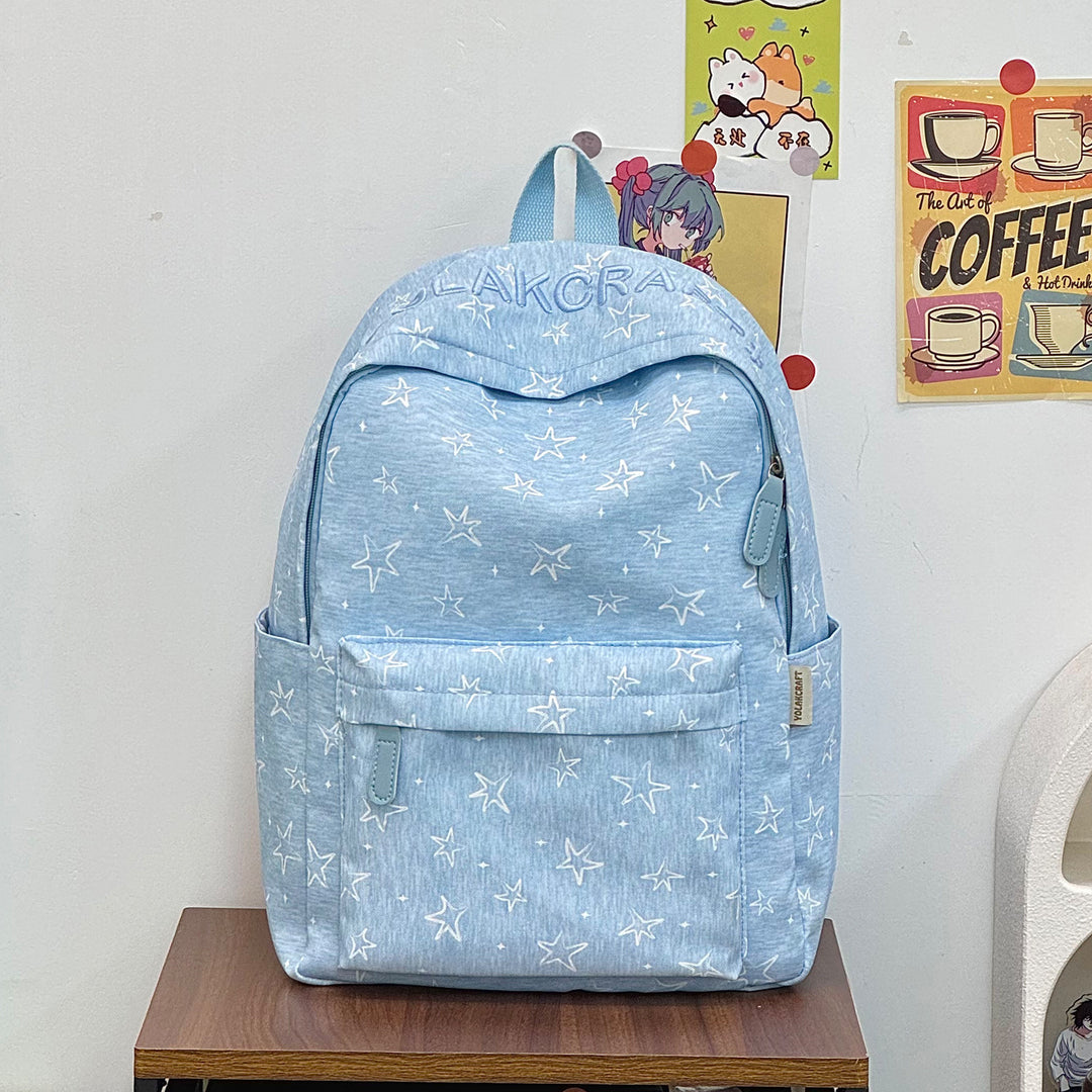 Casual All-Occasion Star-Print Backpack Stornfield