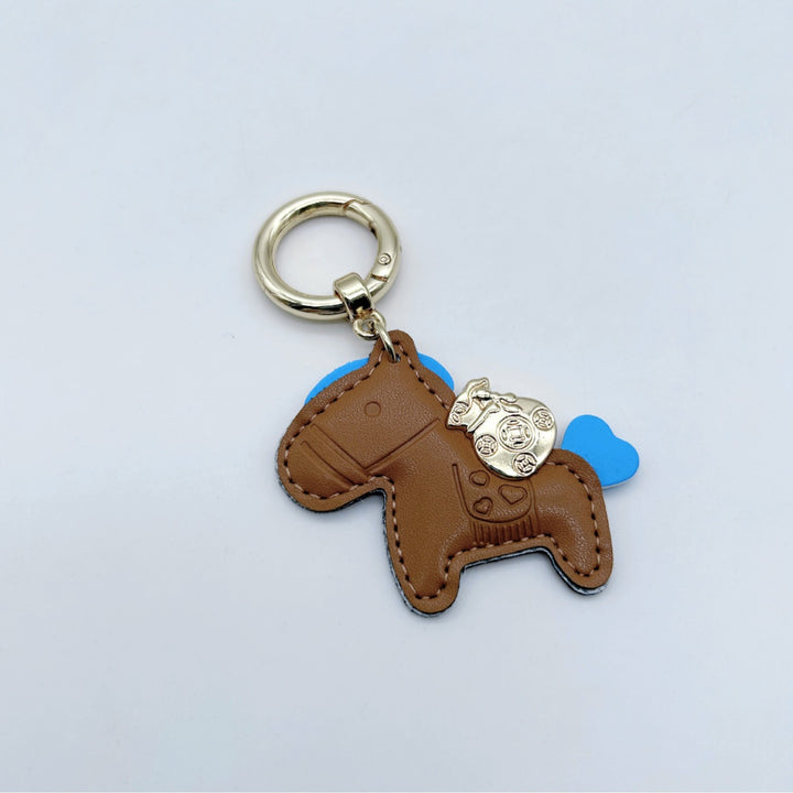 Animal-Shaped Leather Keychain Stornfield