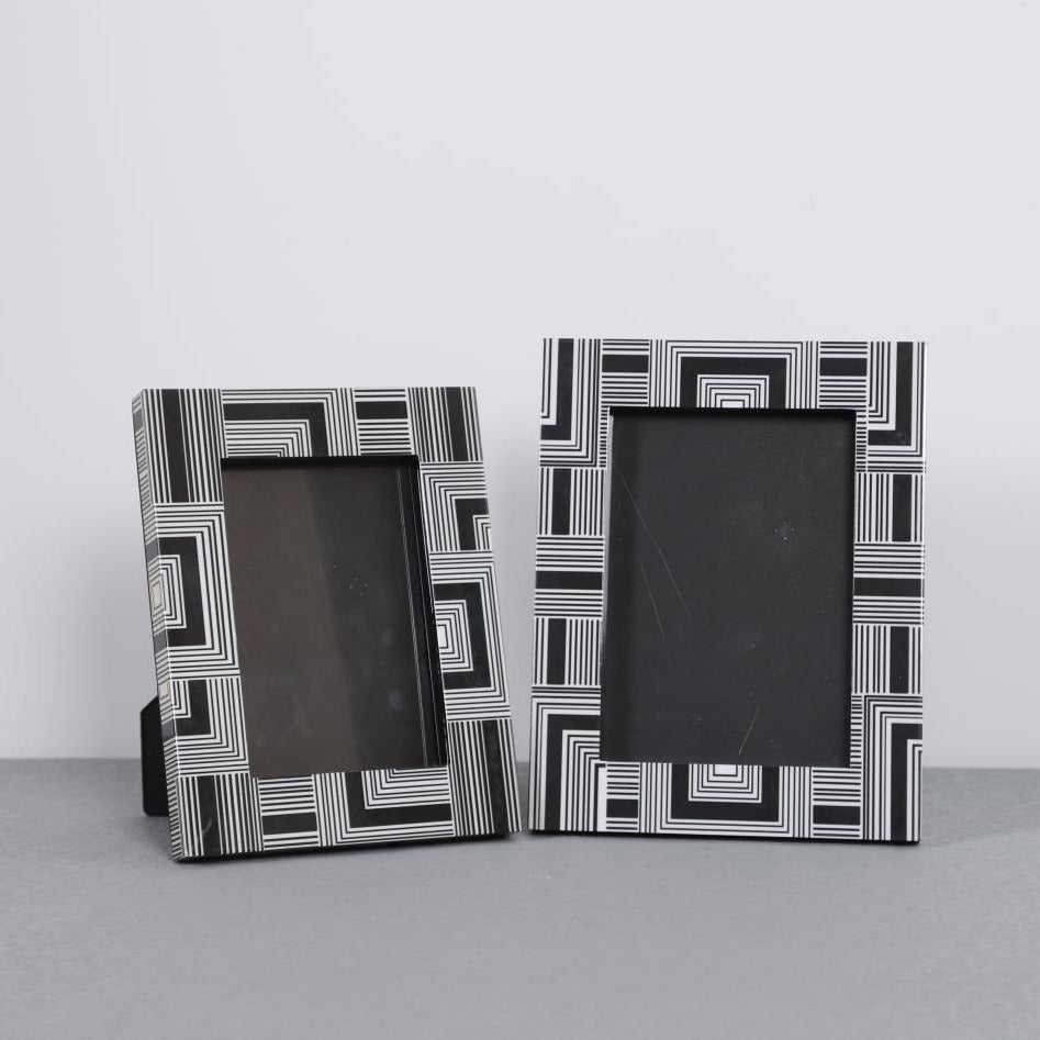 Geometric Decorative Photo Frame Set