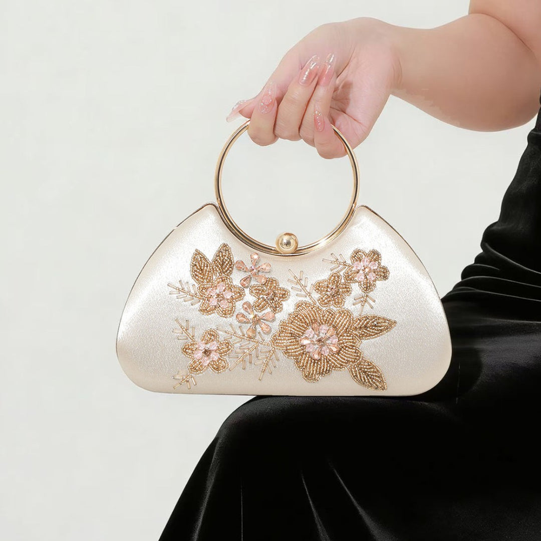 Embroidered Evening Clutch