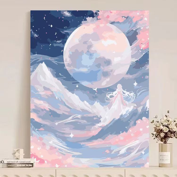 Abstract Mountain Landscape Canvas Art Stornfield
