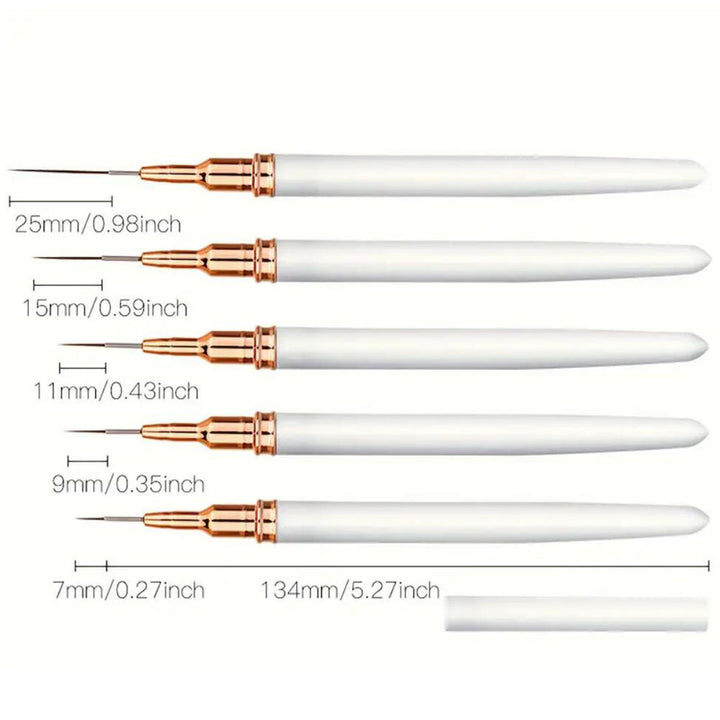Precision Nail Art Detailing Brushes Set Stornfield