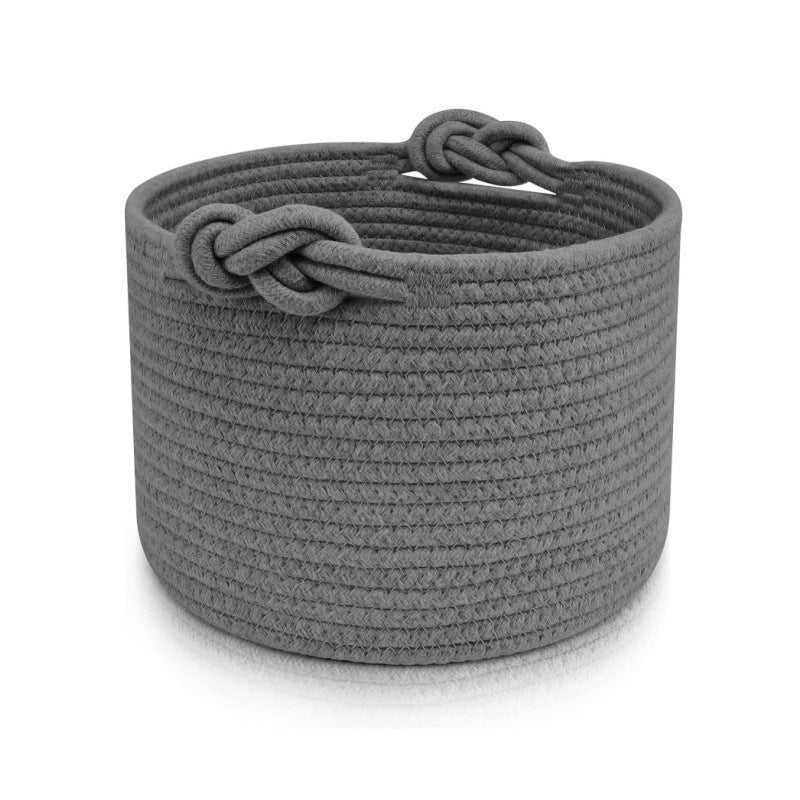 Women’s storage basket with decorative knot design Stornfield