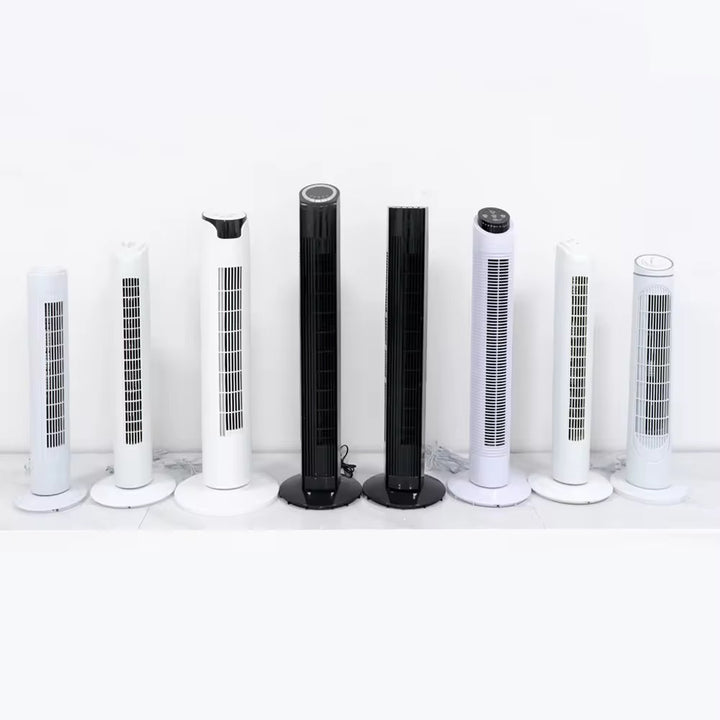 Cooling vertical oscillating tower fan with digital LED display and remote control Stornfield