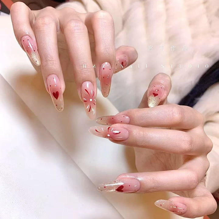 Artistic Long Stiletto Press-On Nail Set Stornfield