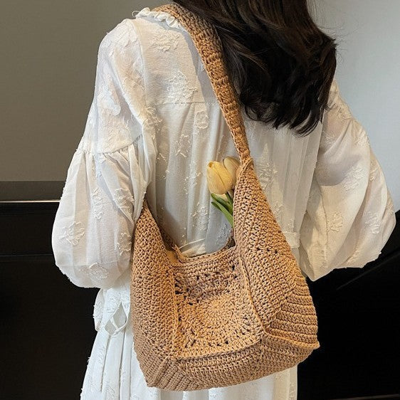 Macramé Shoulder Bag with Artistic Design Stornfield