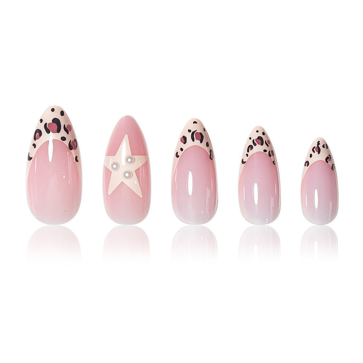 Artistic Star and Animal Print Nail Art Extensions Stornfield