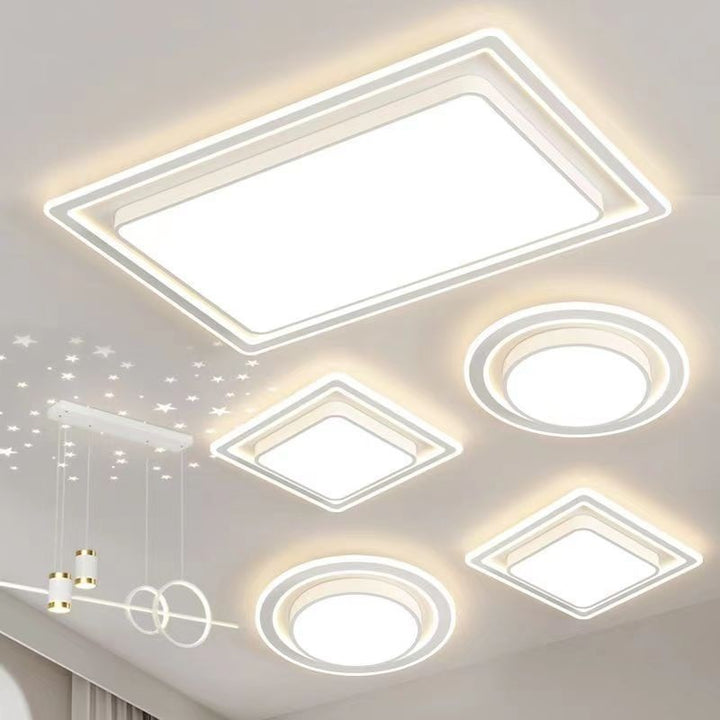 Modern Geometric LED Ceiling Fixture