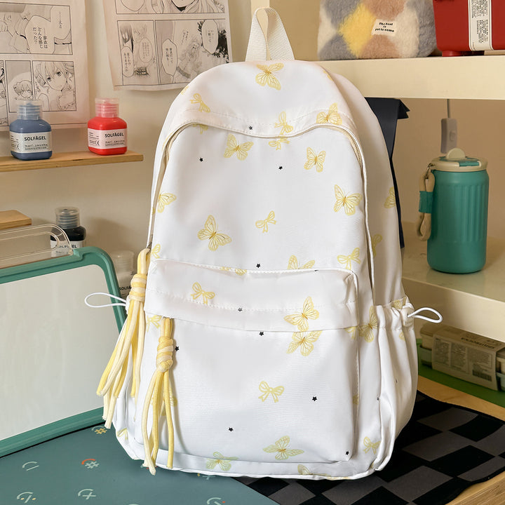 Charming Butterfly Print Casual Backpack Stornfield
