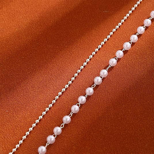 Double Strand Crystal Beaded Anklet Stornfield