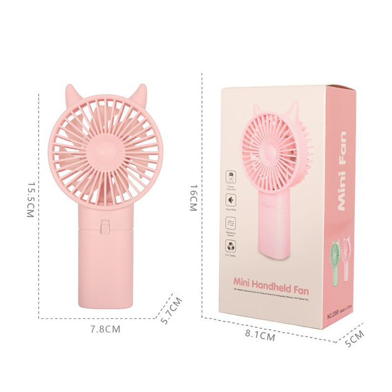 Ladies portable hand fan in animal design Stornfield