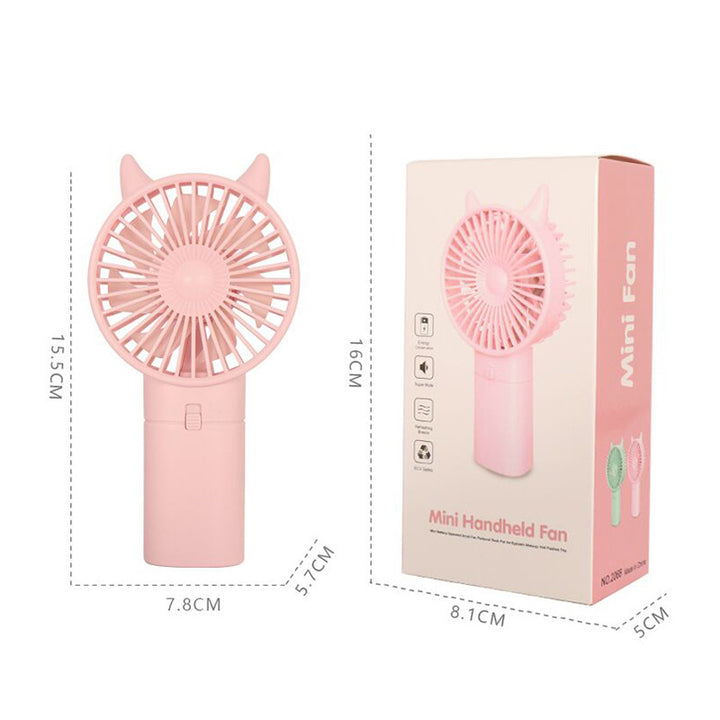 Ladies portable hand fan in animal design Stornfield