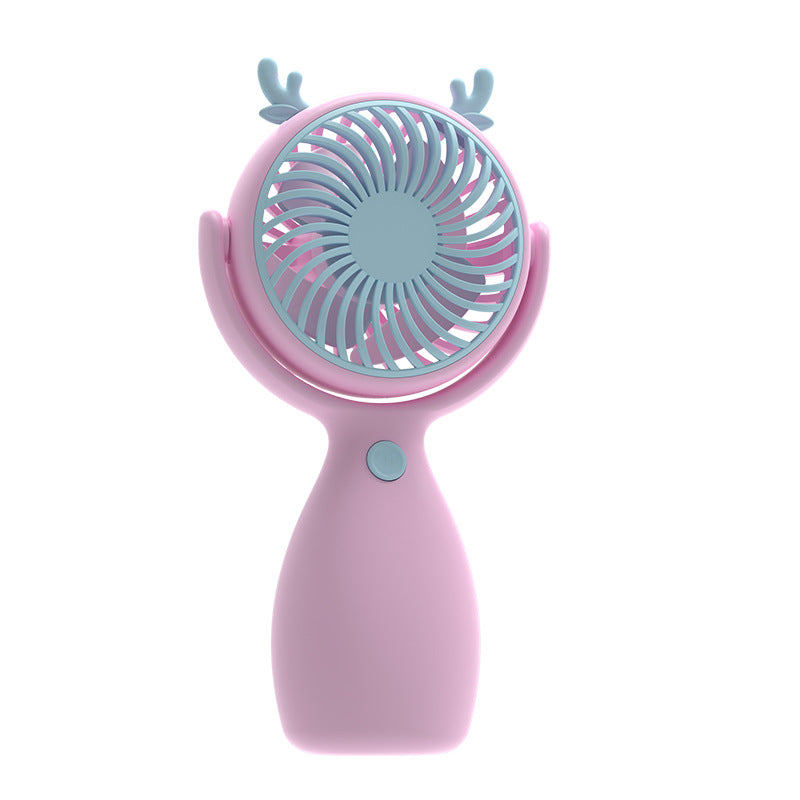 Cooling hands-free rechargeable dual bear-ear neck fan with adjustable speeds Stornfield