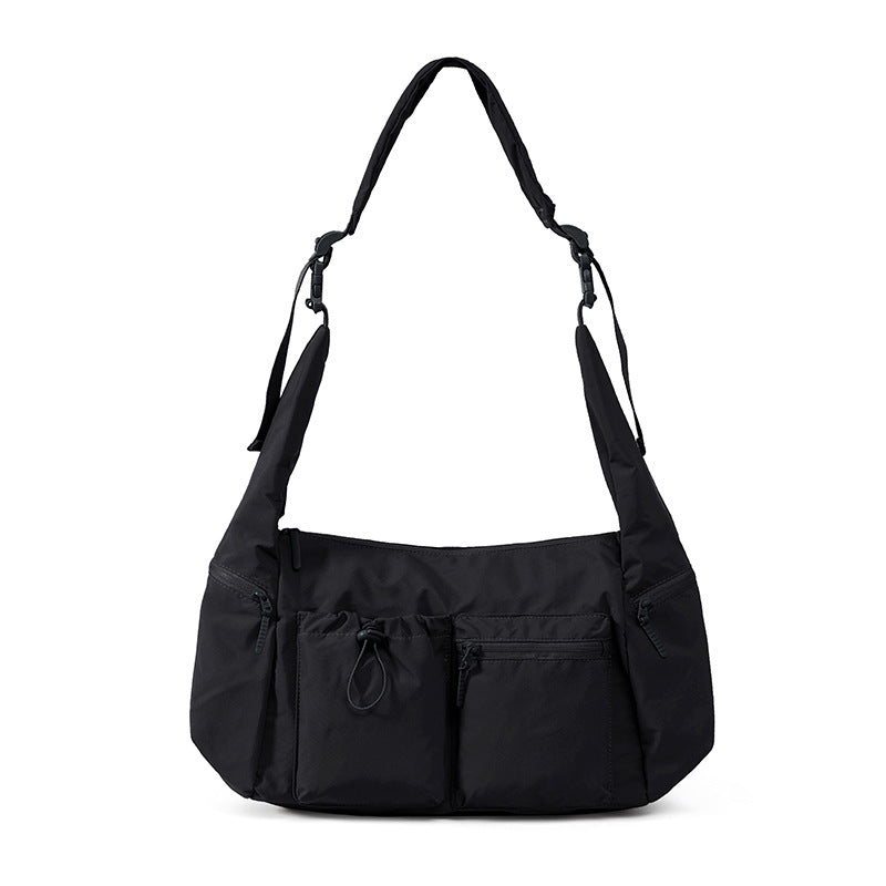Spacious Multi-Pocket Utility Shoulder Bag