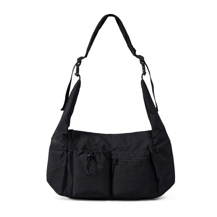 Spacious Multi-Pocket Utility Shoulder Bag