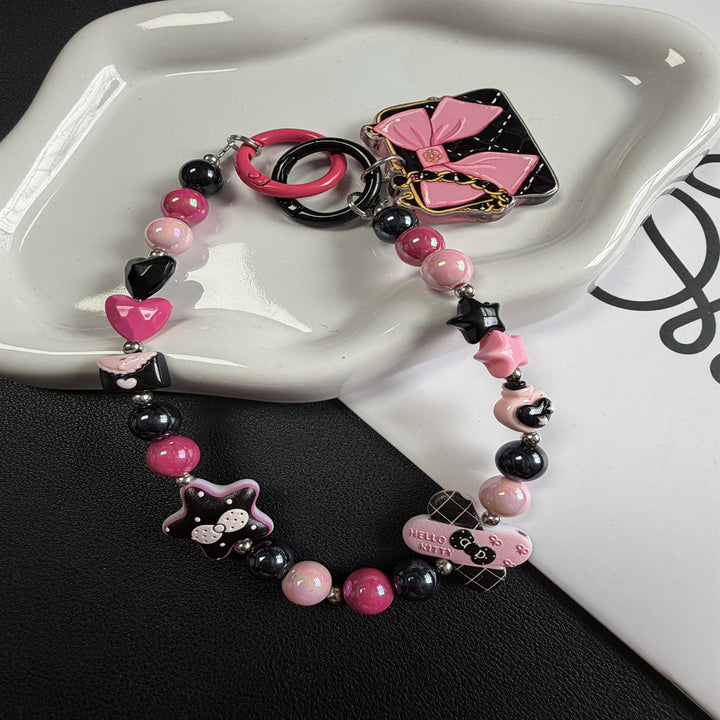 Decorative Beaded Charm Keychain Stornfield 1790135826
