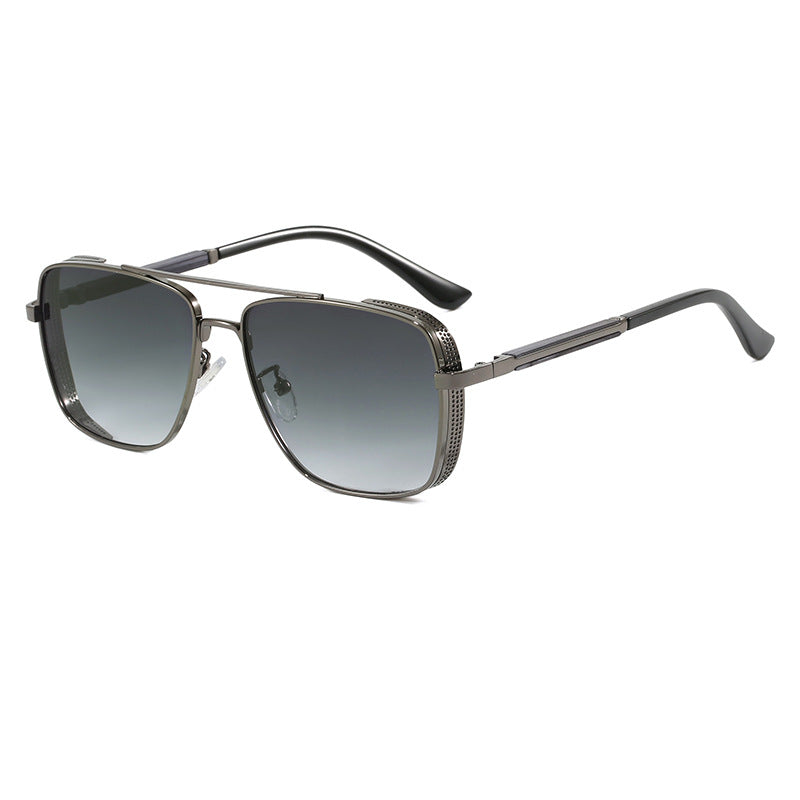 Women's fashionable square sunglasses with luxurious metal accents Stornfield