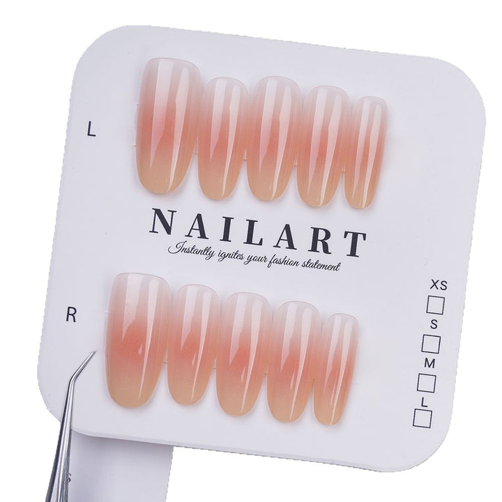 Ombre Press-On Nails with Glossy Finish Stornfield