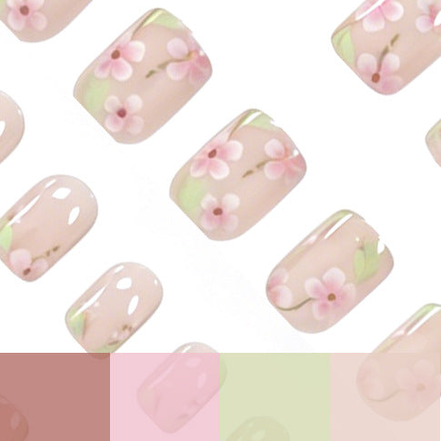 Floral Embellished Nail Art Enhancements Stornfield