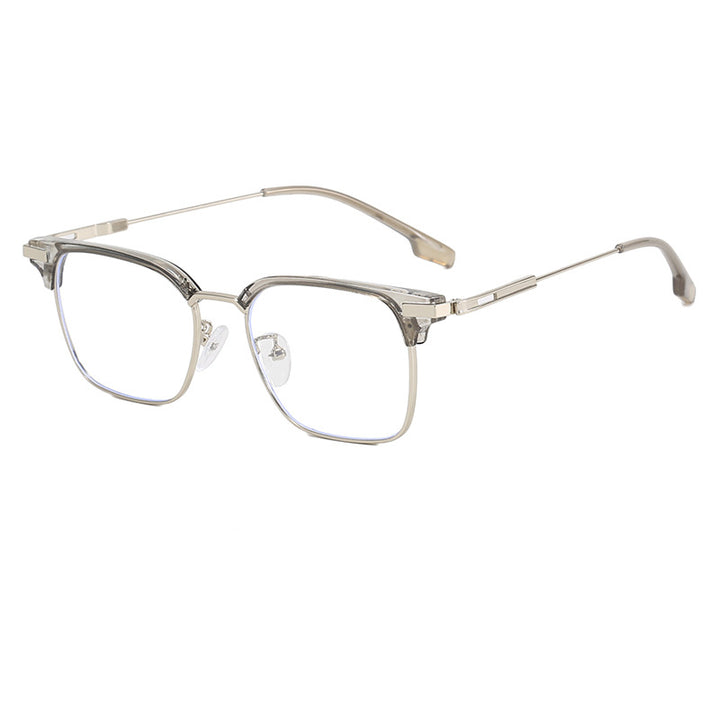 Women's square sunglasses with lightweight metal frame and wide temples Stornfield
