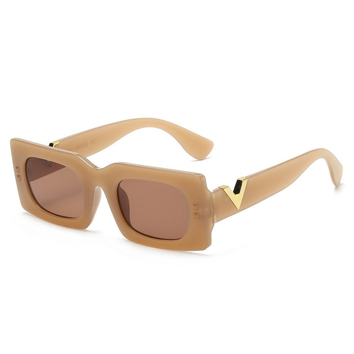 Women's oversized sunglasses with animal print Stornfield