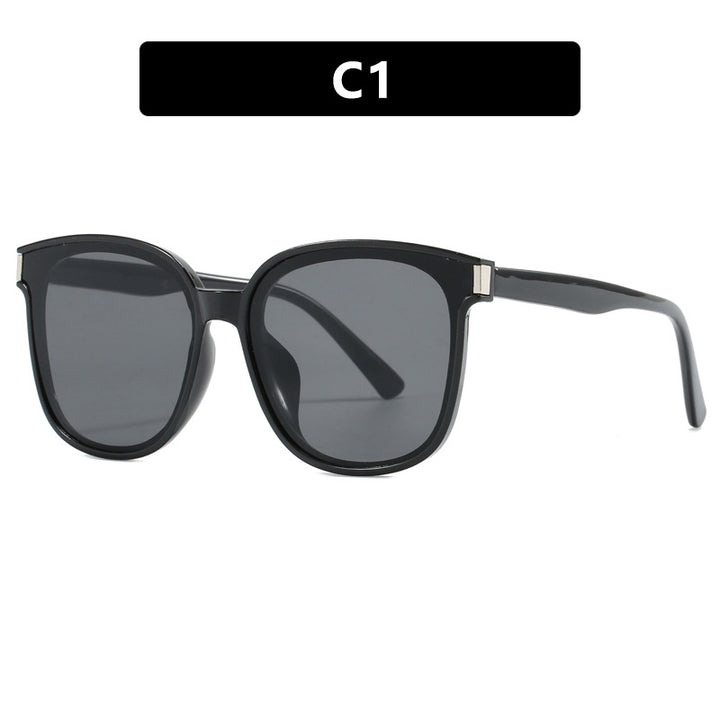 Women's stylish sunglasses with high-quality, transparent plastic frame Stornfield