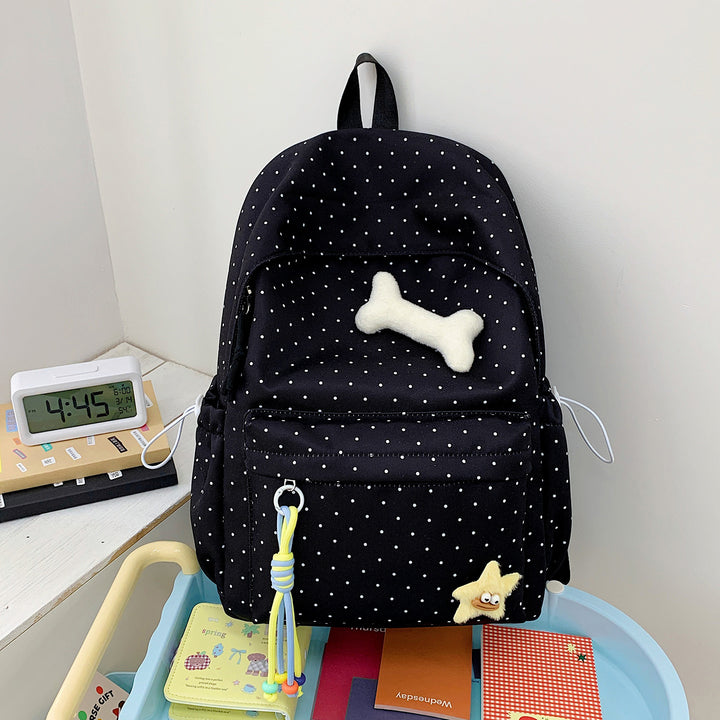 Cute Polka Dot Graphic Backpack Stornfield