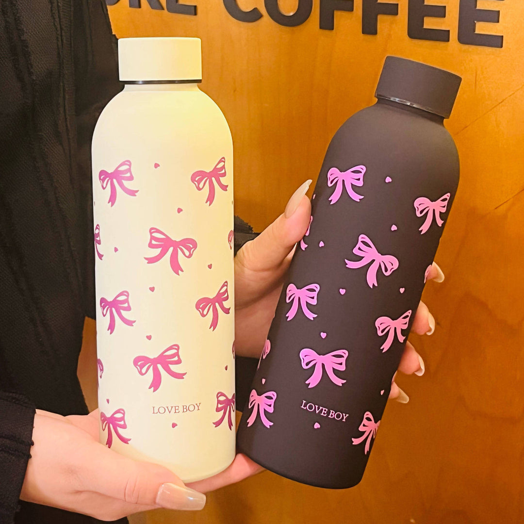 Women's insulated drinking bottle with stylish bow motif Stornfield