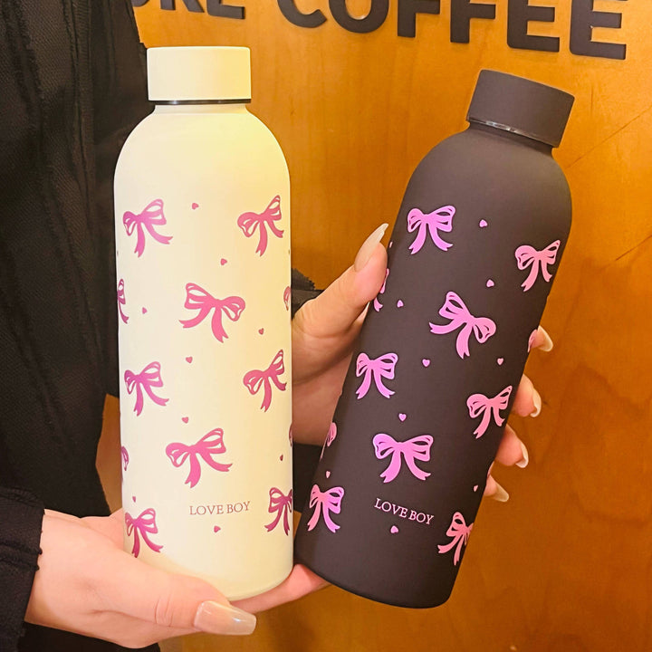 Women's insulated drinking bottle with stylish bow motif Stornfield