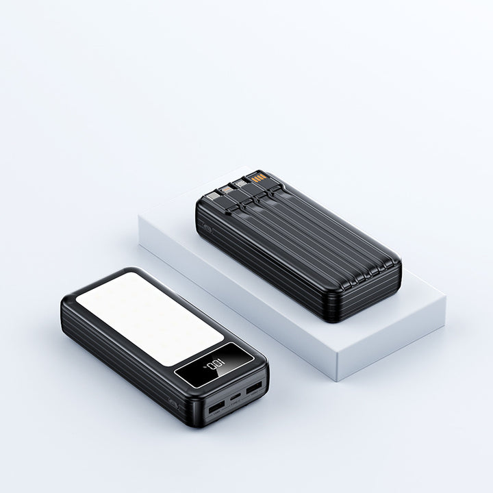 Powerful power bank with intelligent LED charging status management Stornfield