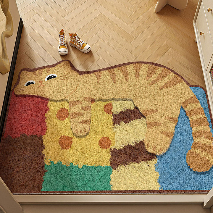 Cat-Inspired Decorative Mat