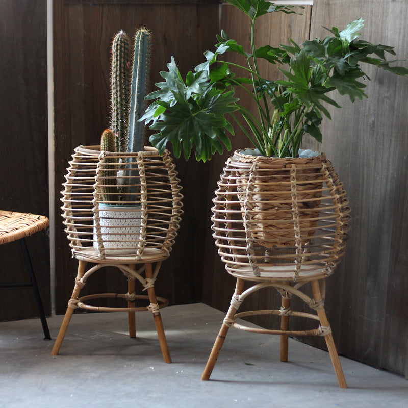 Handmade Rattan Stool Stornfield