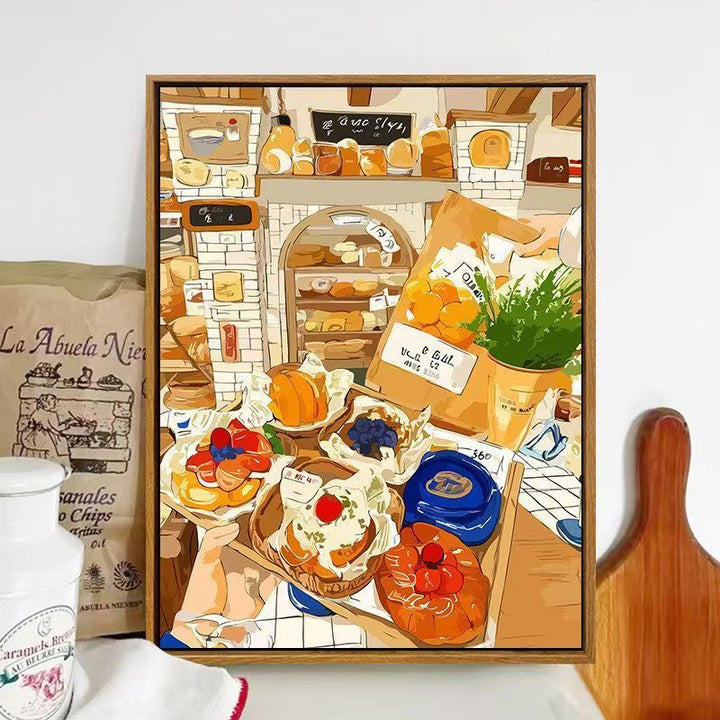 Bakery-Themed Illustrated Wall Art Stornfield