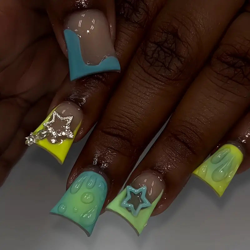 Creative Press-On Nail Art Set Stornfield