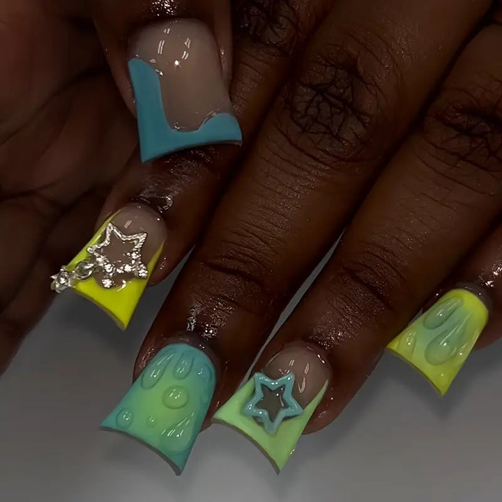 Creative Press-On Nail Art Set Stornfield