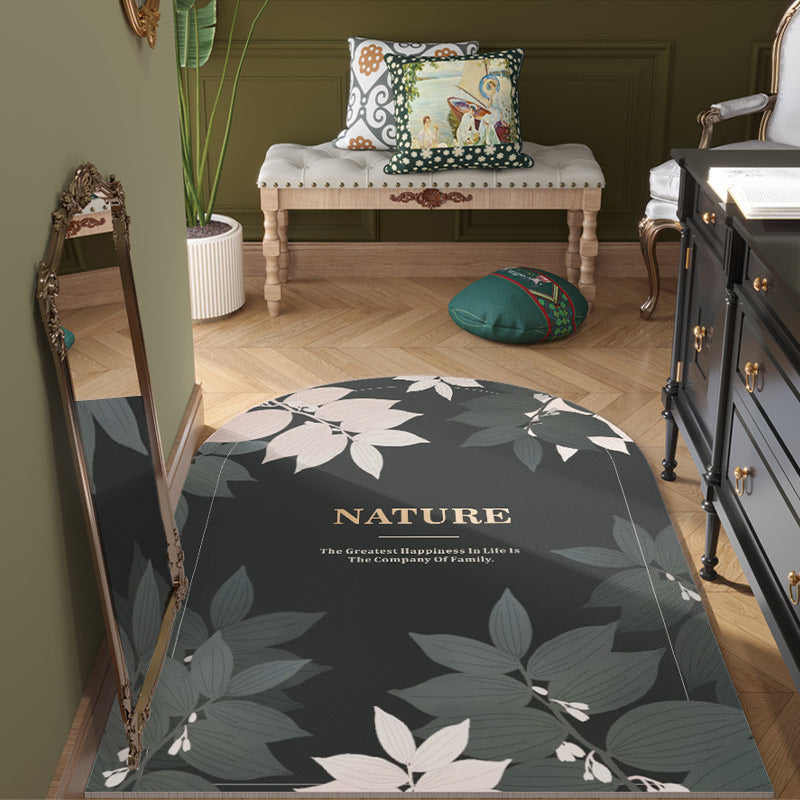 Artistic Floral Area Mat