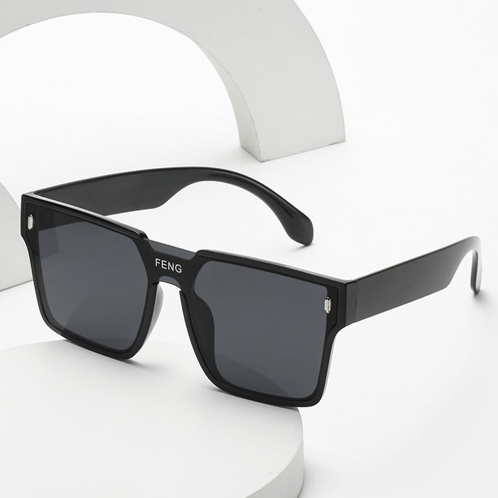 Women's fashionable square sunglasses with durable plastic frame Stornfield