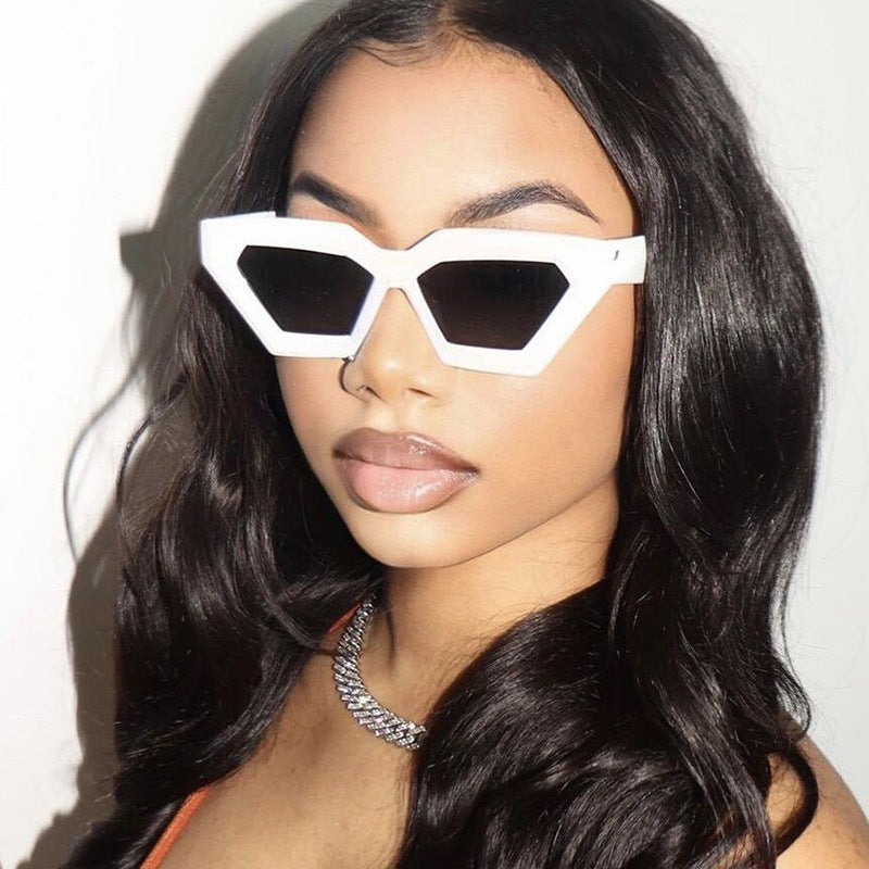 Ladies eye-catching sunglasses in unique hexagon design Stornfield