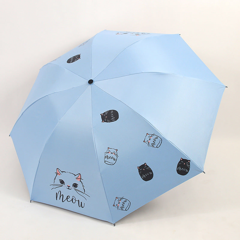 Ladies umbrella with playful cat design Stornfield