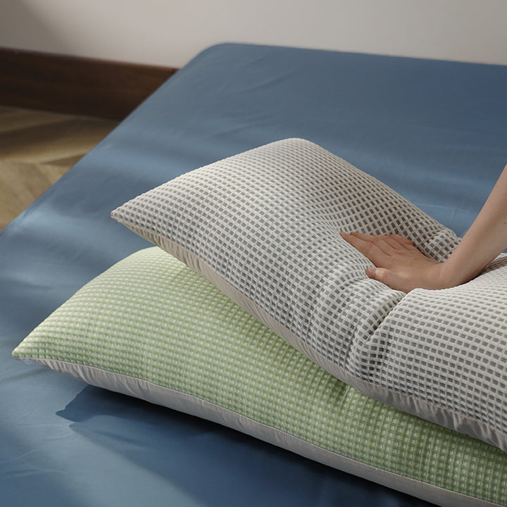Breathable waffle structure lumbar pillow with removable cover Stornfield