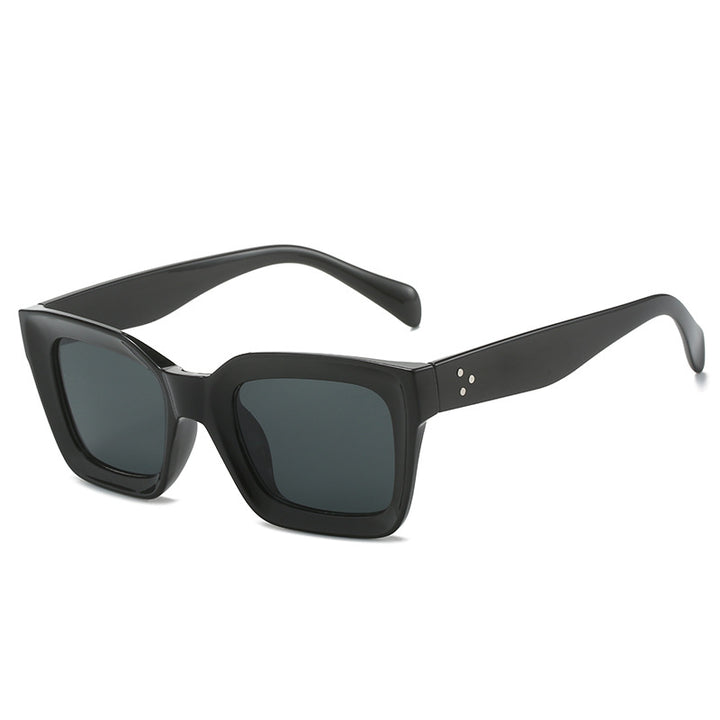 Ladies fashionable square sunglasses with elegant, wide frame Stornfield
