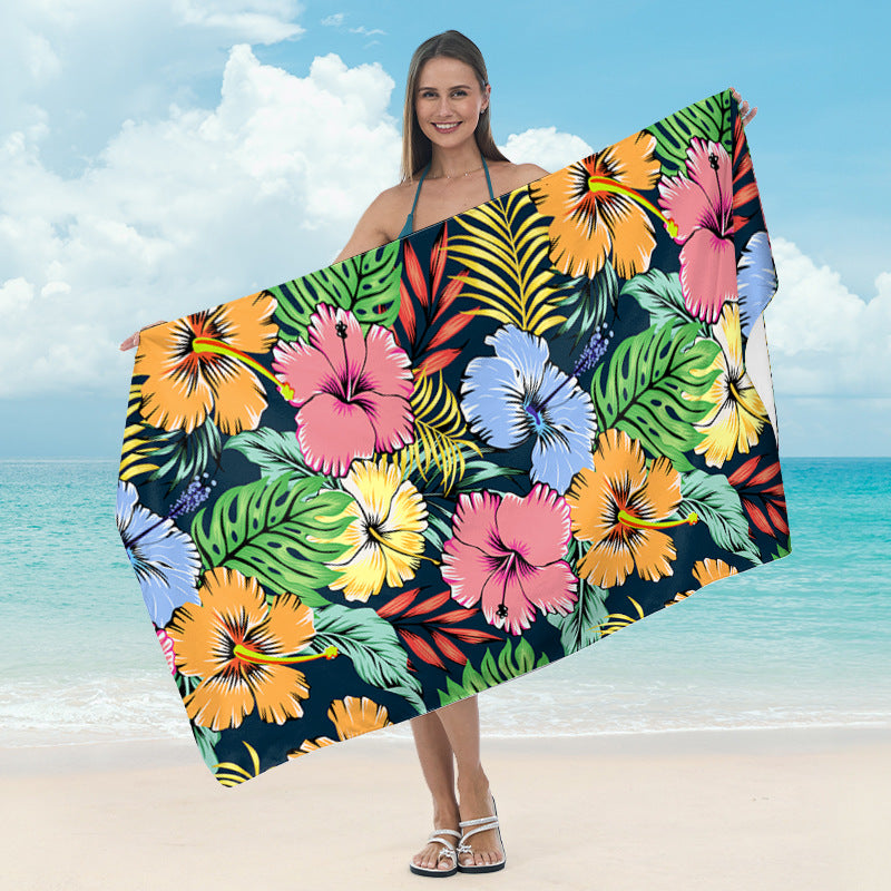 Beach towel with artistic mandala pattern Stornfield