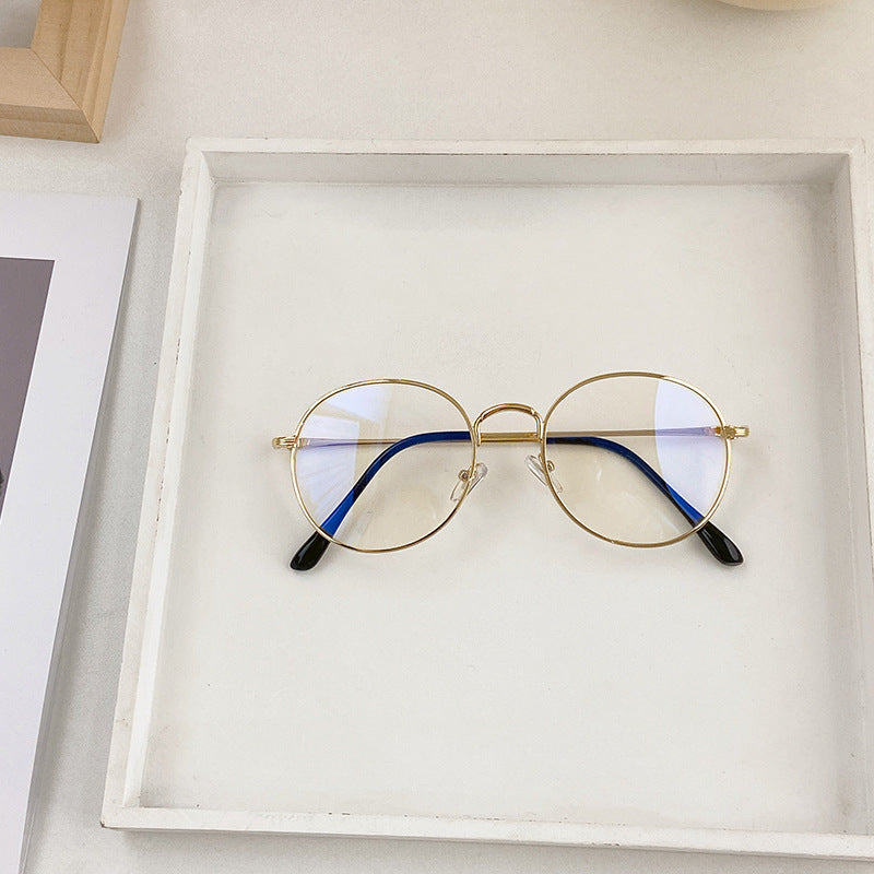 Fashion Round Sunglasses with Golden Frame Stornfield