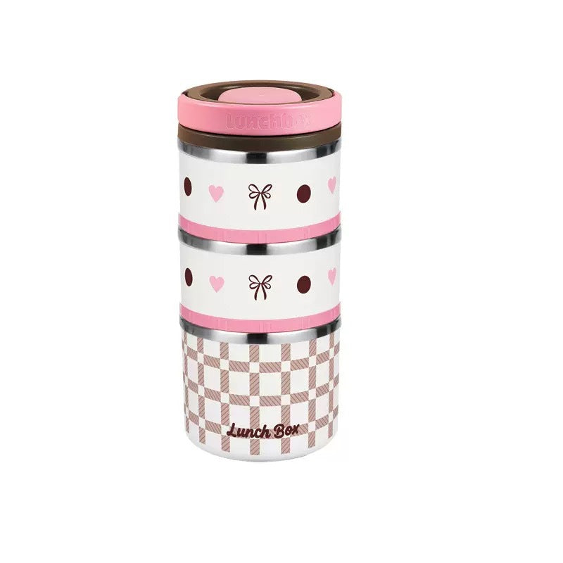 Stackable Stainless Steel Lunch Container