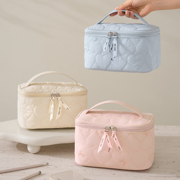 Quilted Makeup Storage Box Stornfield