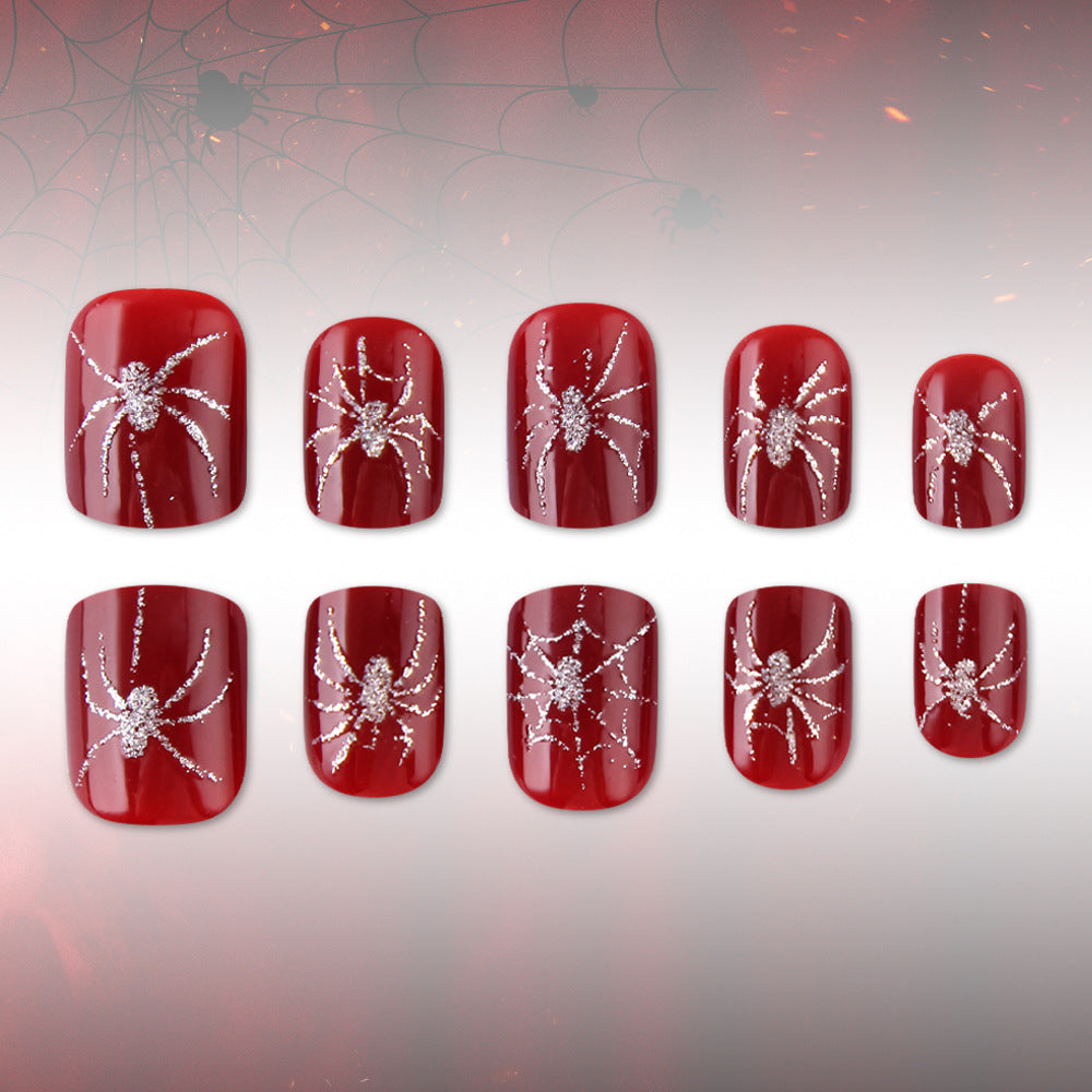 Halloween-Themed Spider Nail Art Stornfield