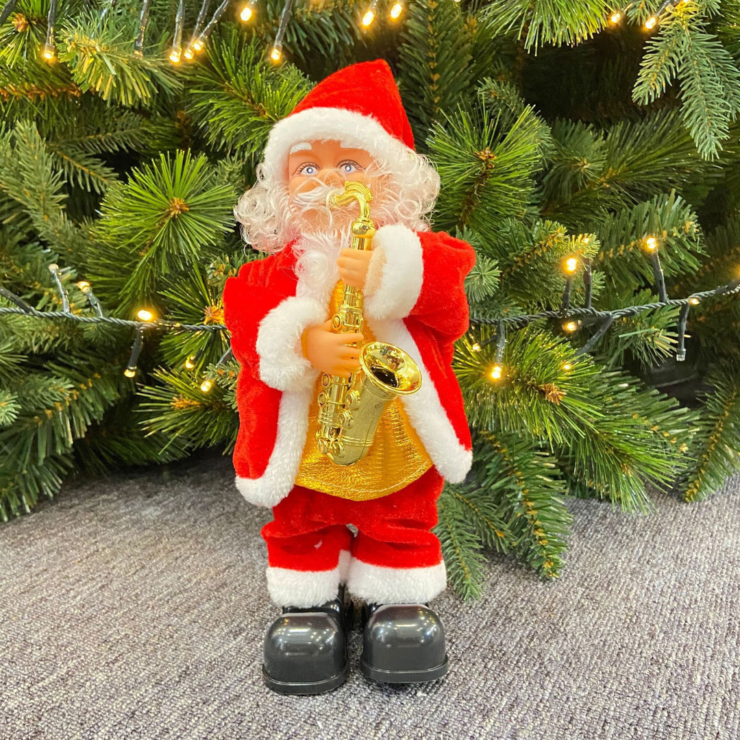Cute Santa Claus with Christmas greeting sign Stornfield