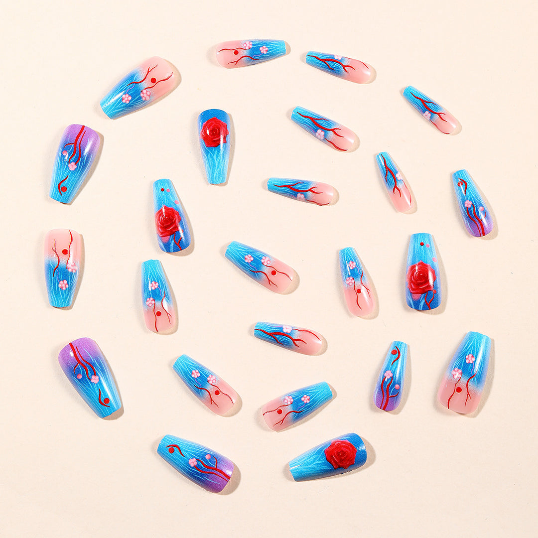 Floral 3D Nail Art Extensions Stornfield